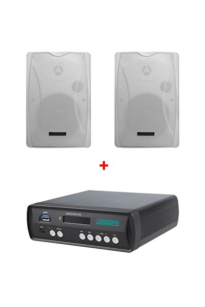 DSPPA Sistem de sonorizare 2x30W cu amplificator Mini60 si boxe de perete DSP...