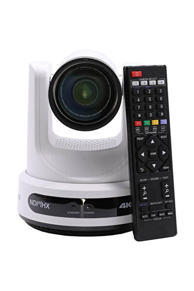 PTZOptics Cameră de acțiune Move 4K, zoom optic 12X, Albă