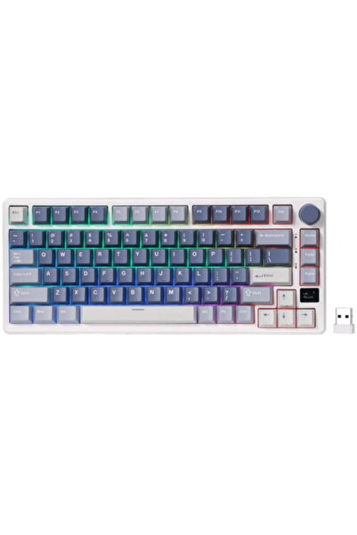 ROYAL KLUDGE Gaming Keyboard RK-M75, Brown switch, RGB lighting, Wireless 2.4...