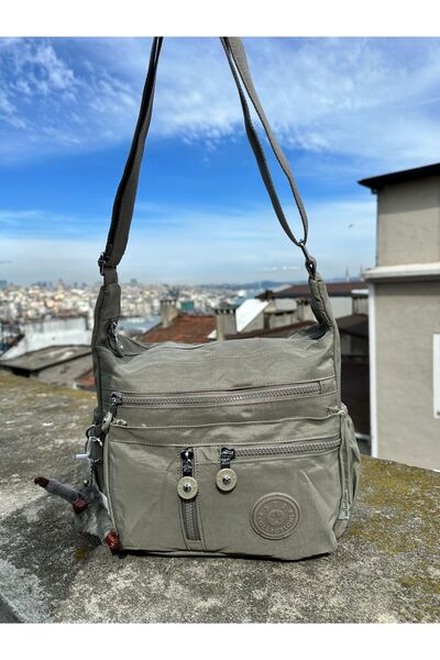 Klinkır Kılinkır Messenger Bag Multi-Pocket Cross Strap Rain Resistant Fabric