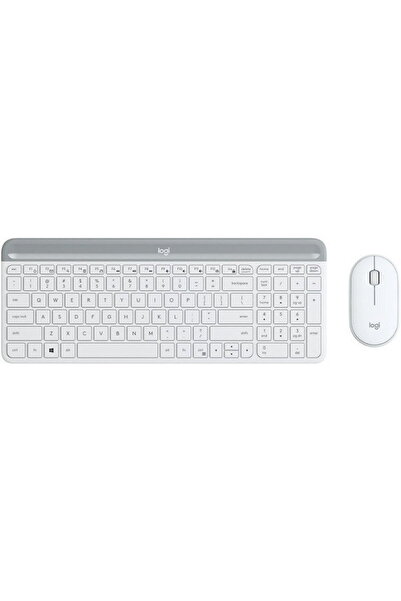 logitech Kit periferice MK470 Slim Wireless Combo Alb