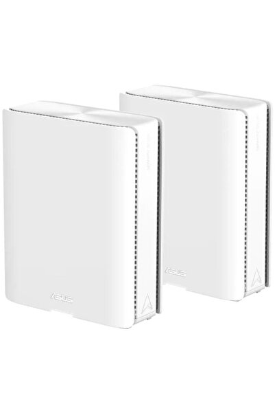 ASUS Sistem Wi-Fi Mesh ZenWiFi BQ16 (W-2-PK), BE25000, Quad-Band, acoperire 7...