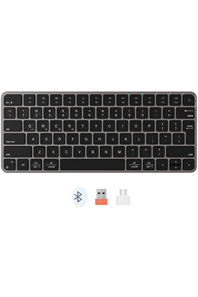 MeeTion Slim Bluetooth Keyboard K210MW, Black