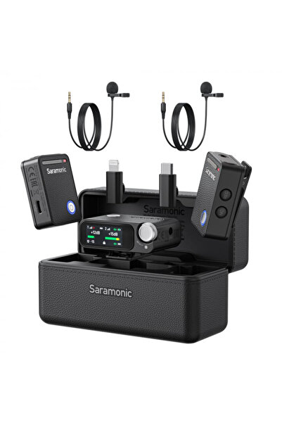 Saramonic Microfon wireless Ultra 03, 1x Receiver, 2x Microfon, Lavaliere, Au...