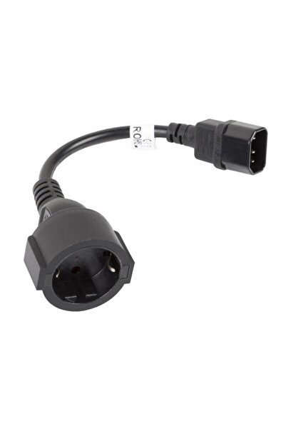Lanberg Καλώδιο Προσαρμογέα IEC 320 C14 UPS 20 εκ.