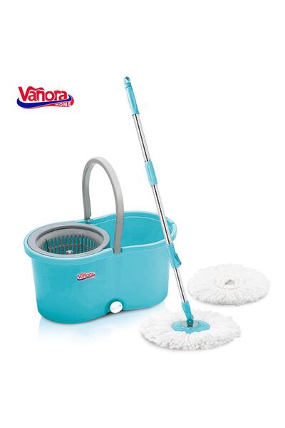 vanora Clean360 Σετ Καθαρισμού με Περιστρεφόμενη Σφουγγαρίστρα, Μπλε