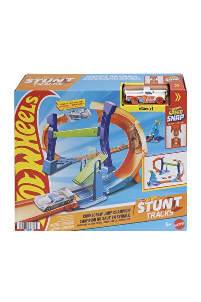 mattel Hot Wheels Πίστες Ακροβατικών: Πίστα Ακροβατικών Σπιράλ Άλματος Πρωταθ...