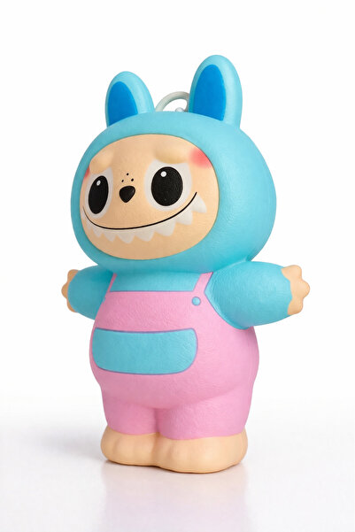 Srctech Labubu Squishy Soft Keychain - 10 cm