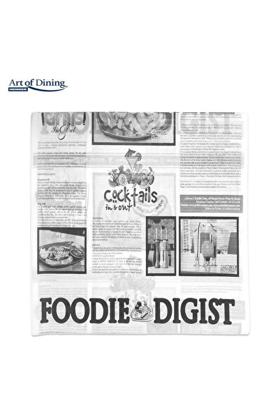 Heinner Art of Dining Hârtie de copt anti-grăsime cu imprimeu de ziar, 200 x ...