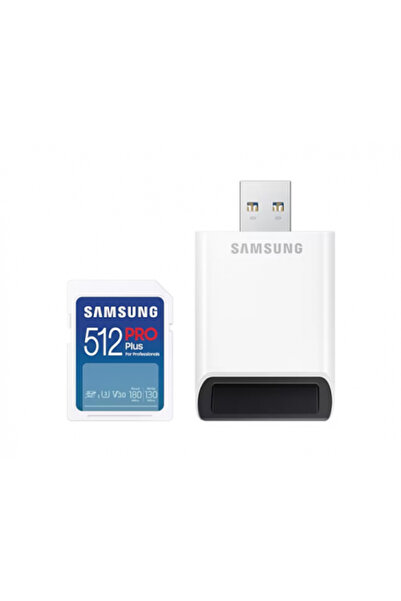 Samsung Card de memorie SDXC PRO Plus MB-SD512SB/WW 512GB, Clasa 10, UHS-I U3...