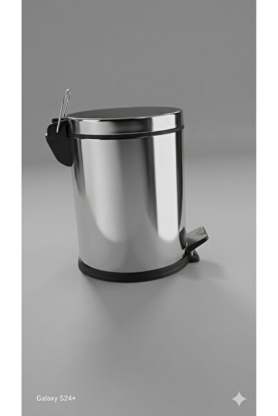 MEQ 5 lt Paslanmaz Çelik, Pedallı Çöp Kovası