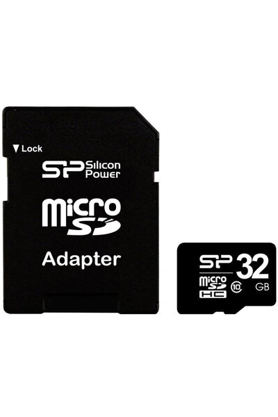 Silicon Power Card de memorie Silicon-Power Micro SDHC 32GB Clasa 10 + Adapto...