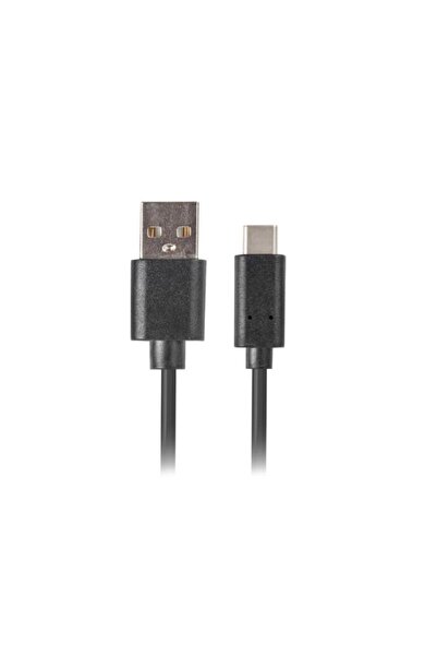 Lanberg Καλώδιο USB-C USB-A 2.0 1M Μαύρο QC 3.0