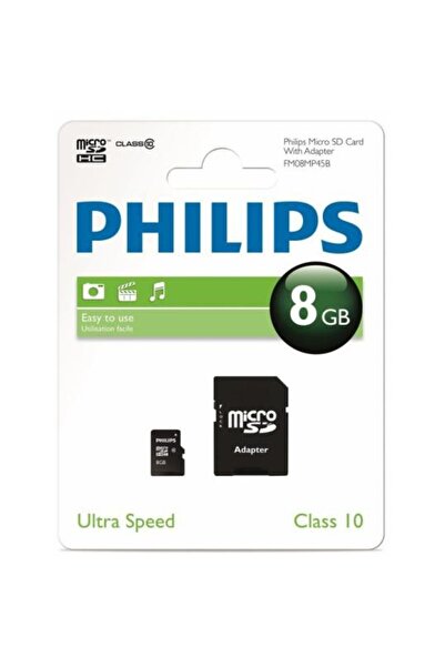 Philips Card de memorie MICRO SDHC CARD 8GB CLASS 10+ADP