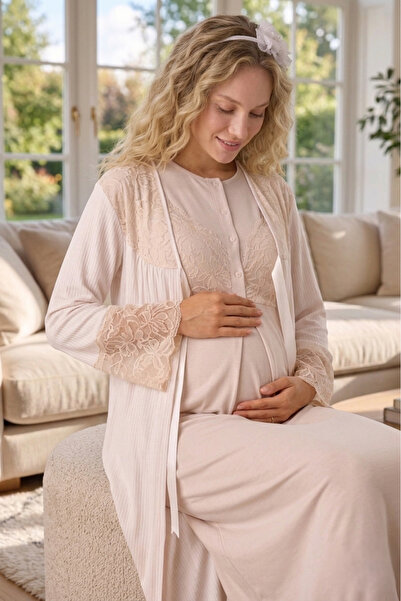 Lohussa New Season Mink Summer Full Length Jacquard Buttoned Short Sleeve Mat...