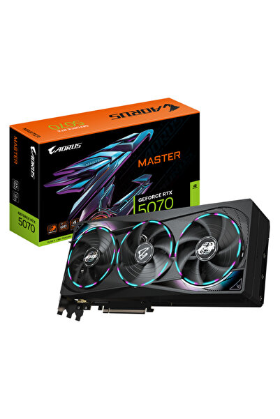 Gigabyte AORUS GeForce RTX 5070 MASTER 12GB GDDR7 PCIe 5.0 Видеокарта