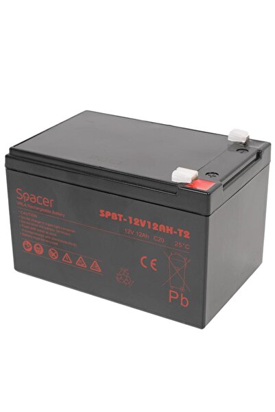 Spacer Baterie UPS cu plumb-acid sigilată, 12V 12Ah, Negru