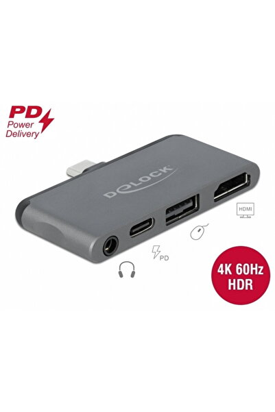 DELOCK Docking station pentru iPad Pro USB-C la HDMI 4K@60Hz/USB-A/jack audio...