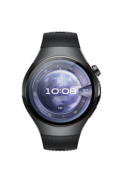 Huawei Smartwatch Watch 5, 46mm, Black Stainless Steel Case, Fluoroelastomer ...