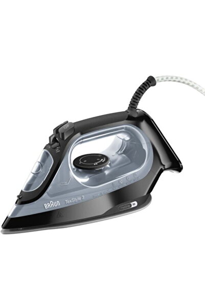 Braun Fier de calcat TexStyle 3 SI3055BK, 2400 W, abur variabil 45g/min, jet ...