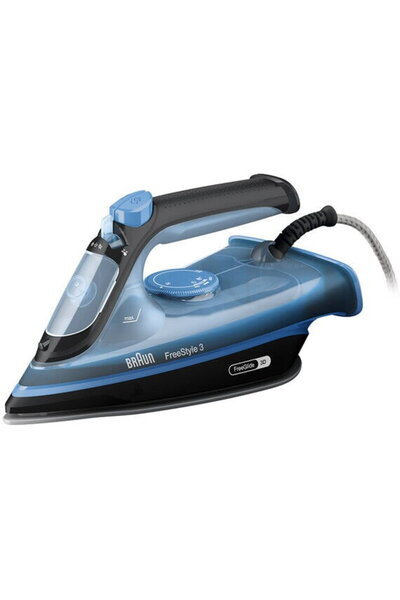 Braun Fier de calcat FreeStyle 3 FI3194BK, 2400W, jet de abur 200g/min, abur ...