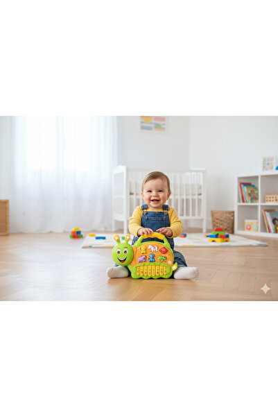 GLOBO Διαδραστικό παιχνίδι μωρού, Μουσική κάμπια, Με πλήκτρα πιάνου και ήχους...