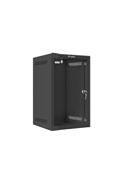 Lanberg Dulap rack de perete 10 inch 9U, 280x310mm, demontabil, cu ușă de sti...