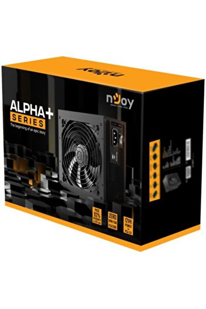 nJoy Alpha+ 850W 80+ Gold Πλήρως Αρθρωτό Τροφοδοτικό ATX, Λειτουργία Χωρίς Αν...
