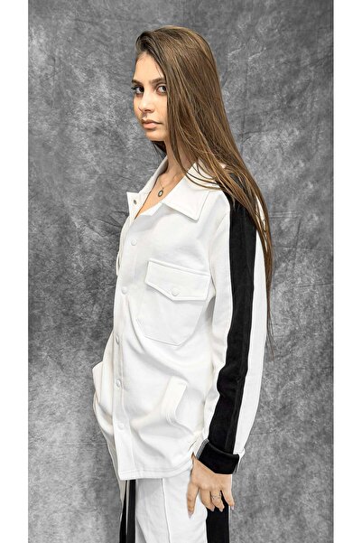 ARMY STORE Unisex White Tracksuit – Shirt and Fashion Casual Pants - XXL