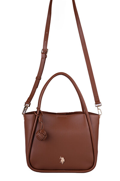 U.S. Polo Assn. U.S. Polo Assn., Τσάντα Ώμου, Σκούρο Καφέ, με λογότυπο, για γ...