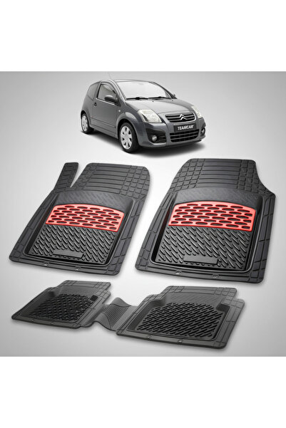TEAMCAR Πατάκια Μοκέτας Citroen C2 Hatchback 3 Πόρτες Συμβατά με Facelift 200...