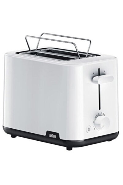 Braun Toaster, Braun, Plastic, HT1010WH, 2 slices, 900W, White