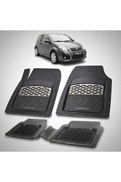 TEAMCAR Πατάκια Μοκέτας Citroen C2 Hatchback 3 Πόρτες Συμβατά με Facelift 200...