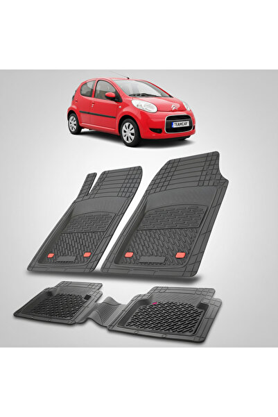 TEAMCAR Πατάκια Μοκέτας Citroen C1 Hatchback 5 Πόρτες Συμβατά με Facelift 200...