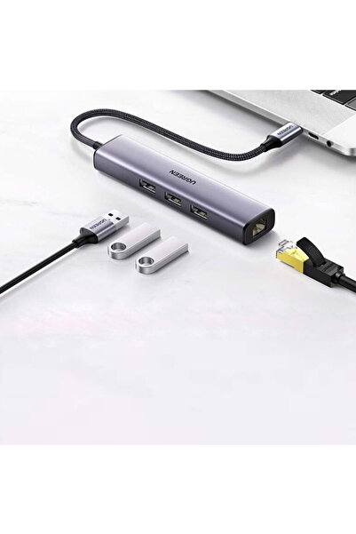 Ugreen ADAPTOR RETEA Ugreen, "cm475" extern, USB 3.0 (T) la port Gigabit RJ-4...