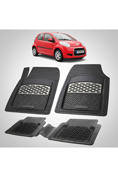 TEAMCAR Πατάκια Μοκέτας Citroen C1 Hatchback 5 Πόρτες Συμβατά με Facelift 200...