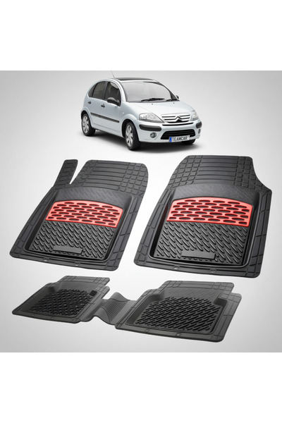 TEAMCAR Πατάκια δαπέδου συμβατά με Citroen C3 Hatchback 5 Πόρτες Facelift 200...