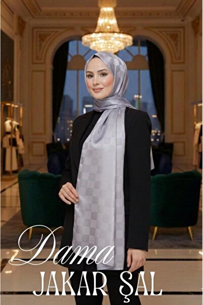 İSTANBULSTYLEMODA Dama Jacquard Shawl Satin Filled Evening Dress Shawl 190X75
