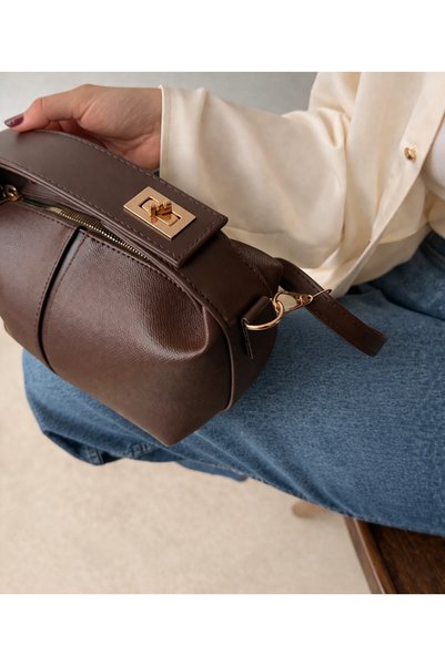 AltıntaşAksesuar Women's Bag - Soft Textured Leather Look, Hand and Crossbody Use