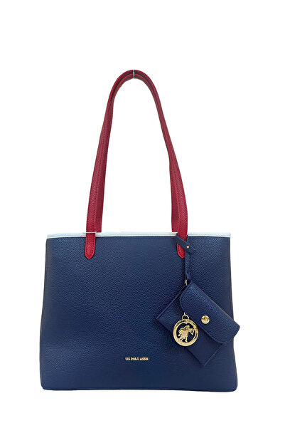 U.S. Polo Assn. Τσάντα tote, Ναυτικό μπλε-Κόκκινο-Λευκό, με λογότυπο, για γυν...