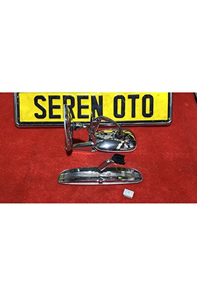 SEREN OTOMOTİV MURAT 124 SERÇE DIŞ NİKELAJ AYNA TAKIM + İÇ NİKELAJ DİKİZ AYNA...