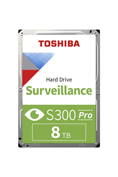 Toshiba Hard Disk de Supraveghere S300 PRO, 8TB CMR, 3.5 ", 512MB, 7200RPM, SATA