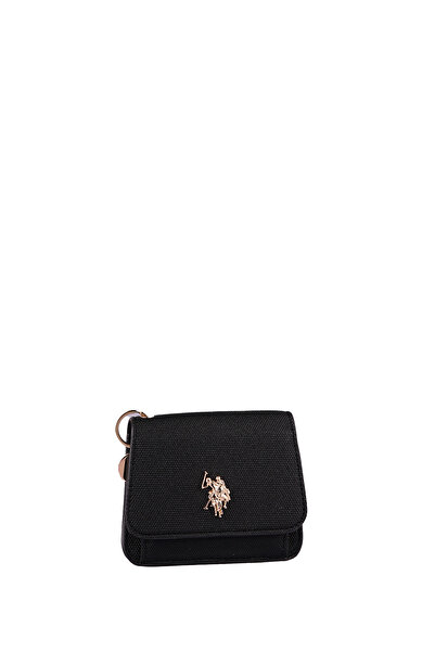 U.S. Polo Assn. U.S. Polo Assn., Γυναικείο πορτοφόλι, ΜΑΥΡΟ