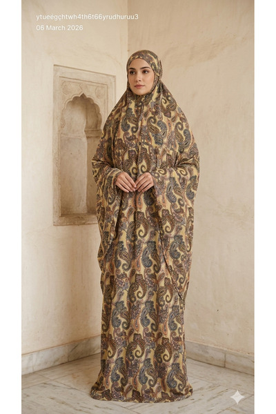 Maison Emarat لباس الصلاة / نمازي / ليب صلاح مع الخمار المتكامل