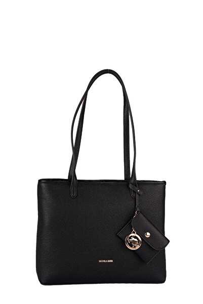 U.S. Polo Assn. Τσάντα tote, μαύρη, με λογότυπο, για γυναίκες