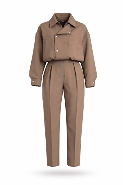 5in1Canpolat Mink Bomber Jacket Pants Set 7154