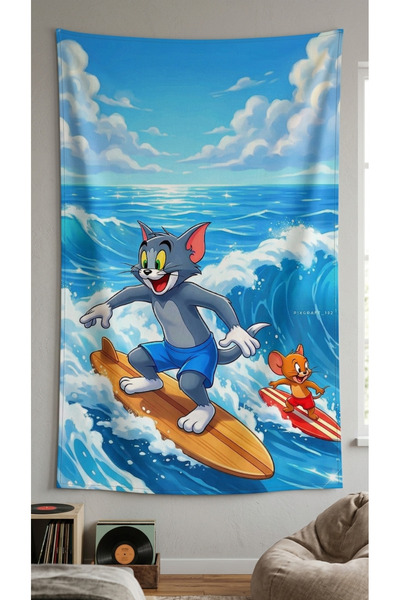 Vagonik نسيج عالي الجودة، ألوان زاهية، نسيج جداري، نسيج جداري