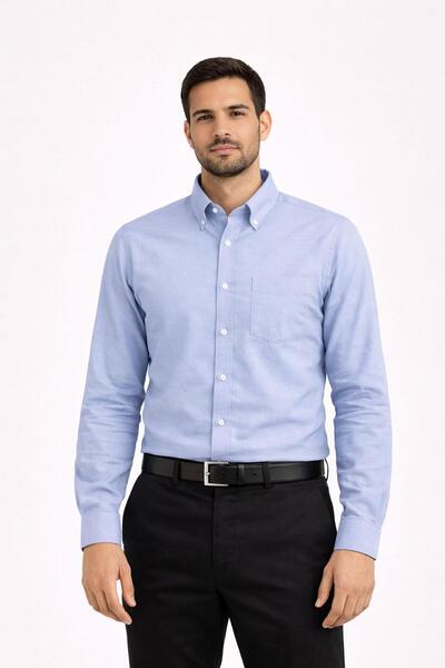 DORMEN Uzun Kol Klasik Erkek Regular Fit Gömlek 7607