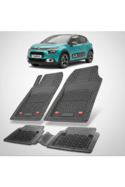TEAMCAR Πατάκια Μοκέτας Citroen C3 Hatchback 5 Πόρτες Συμβατά με Facelift 202...