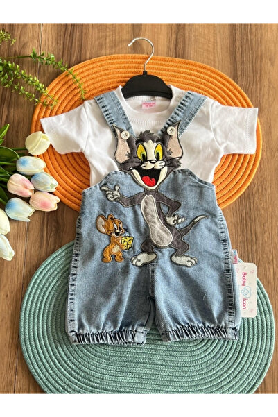 Saye kids erkek bebek salopet takım
